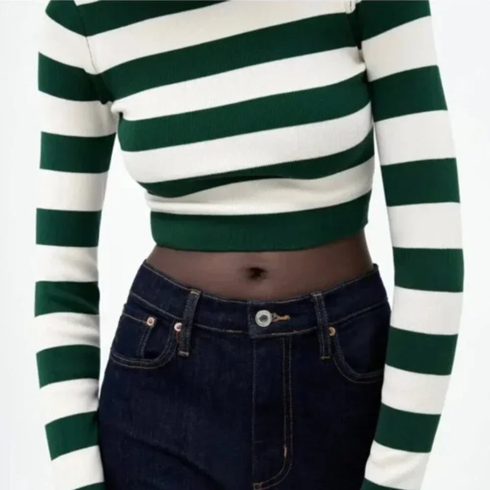 Zara Basic Rib Knit Sweater M - Picture 3 of 5